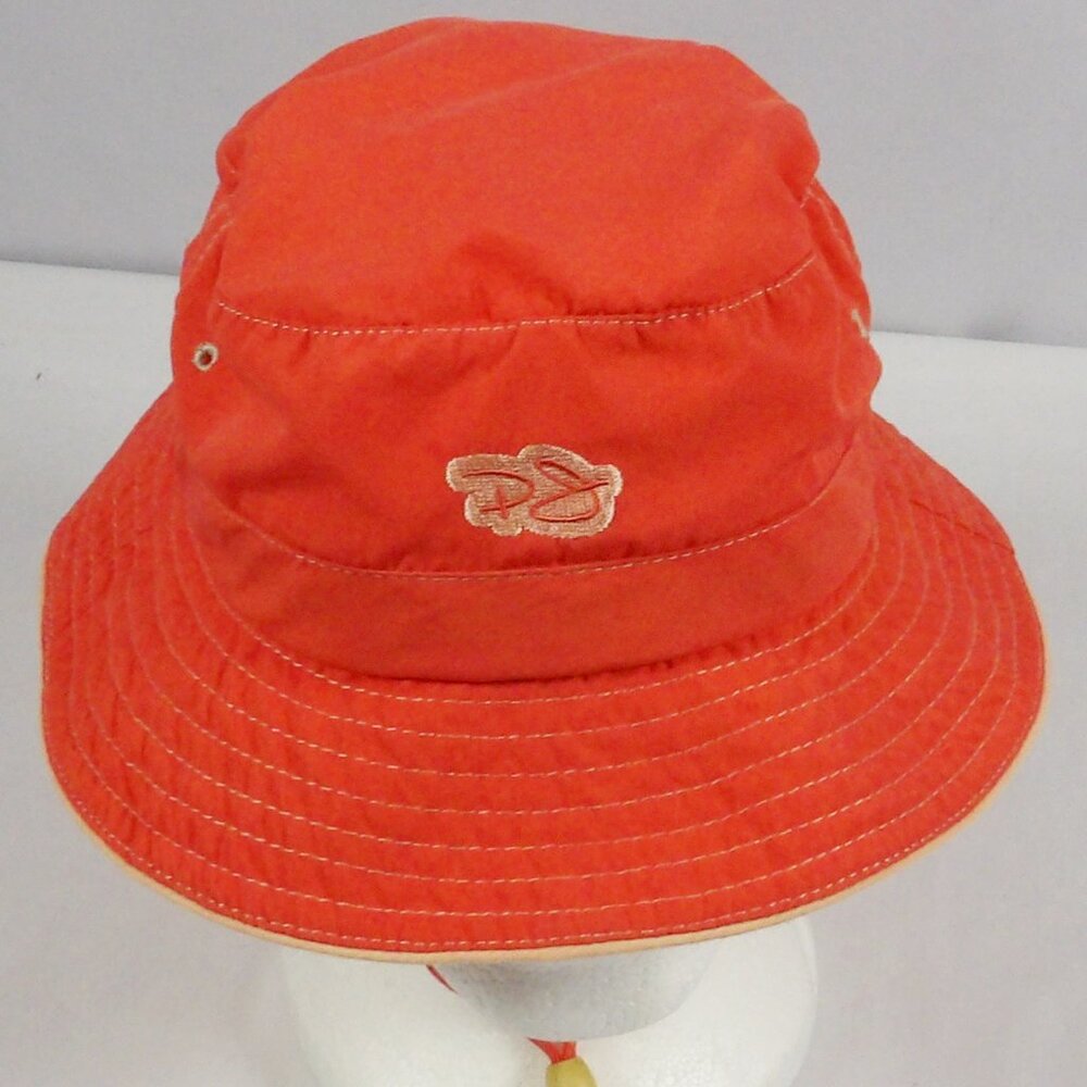 Panama Jack Unisex Kids Orange Coral Color Bucket Hat Size 4 - 6X - Picture 2 of 9
